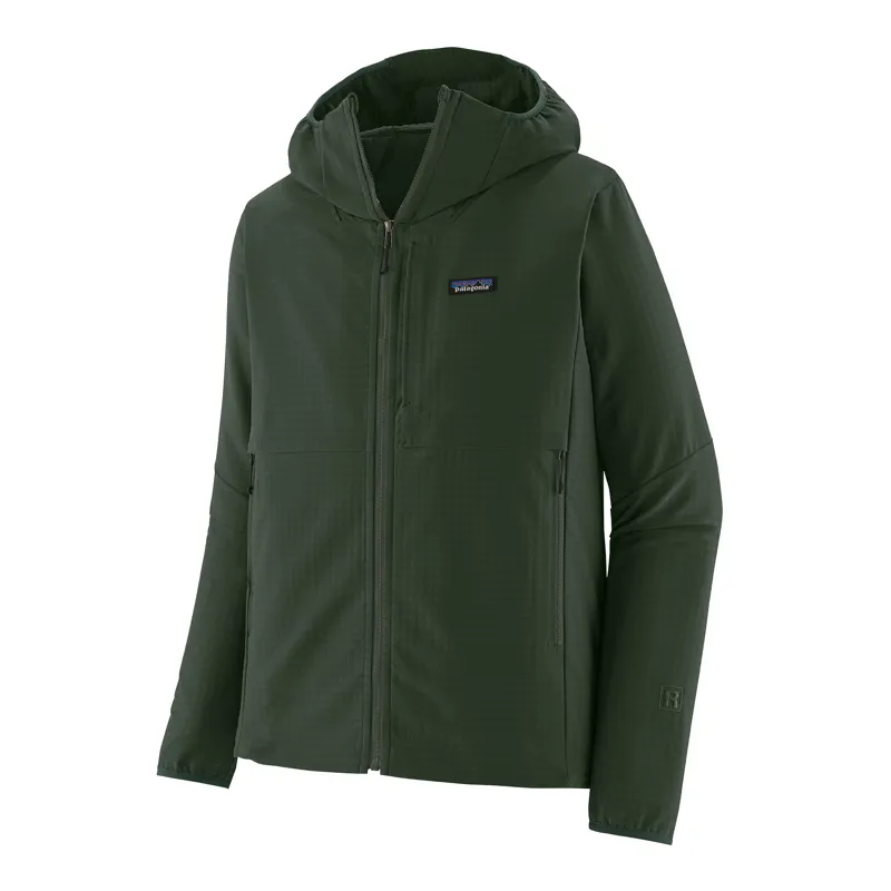 Patagonia R1 TechFace DWR Hoody in Old Growth Green