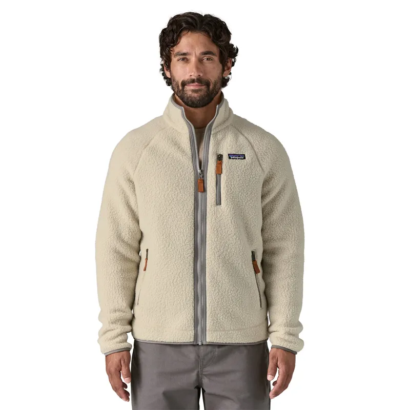 Patagonia Retro Pile Classic Jacket in Pelican / Smolder Blue-4