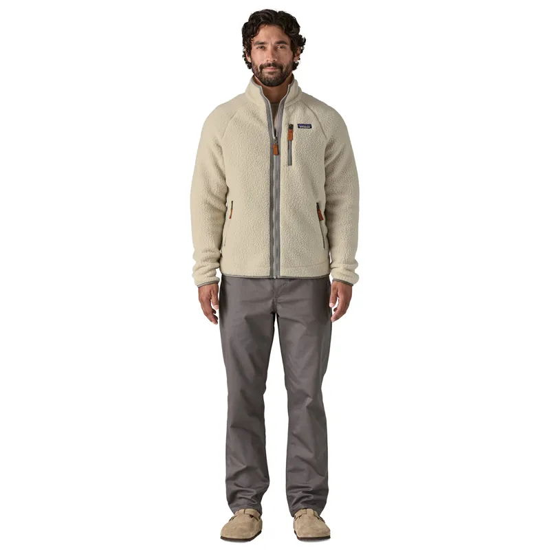 Patagonia Retro Pile Classic Jacket in Pelican / Smolder Blue-6