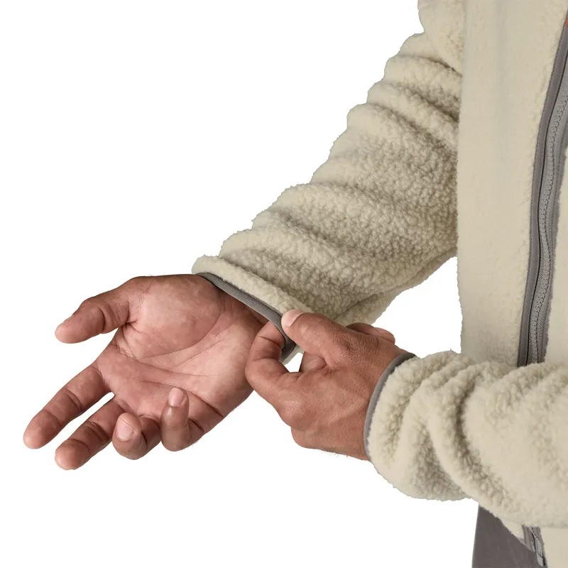 Patagonia Retro Pile Classic Jacket in Pelican / Smolder Blue-8