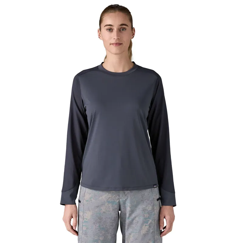 Patagonia WMS Long-Sleeved Dirt Craft Bike MTB Jersey in Smolder Blue