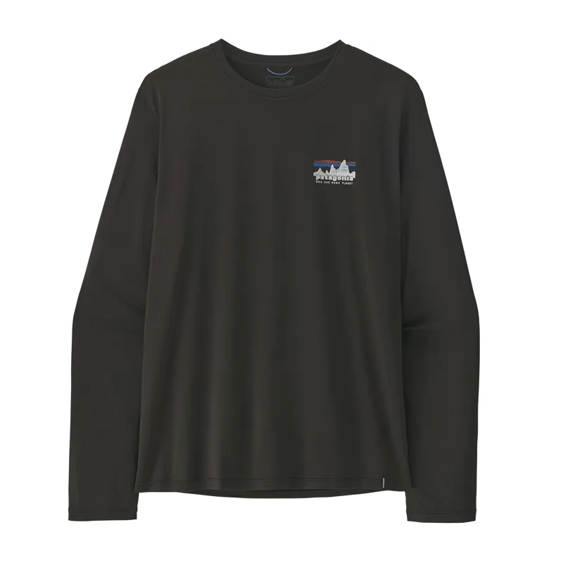 Patagonia Capilene Cool Daily '73 Skyline Long-Sleeved Shirt in Black-1