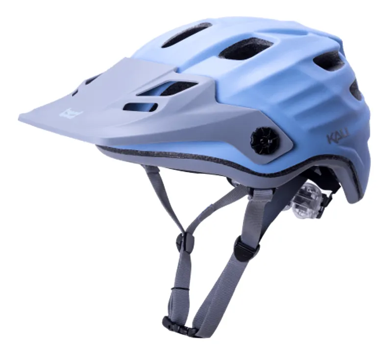 Kali Maya Helmet - Solid Matte Ice Blue / Gray