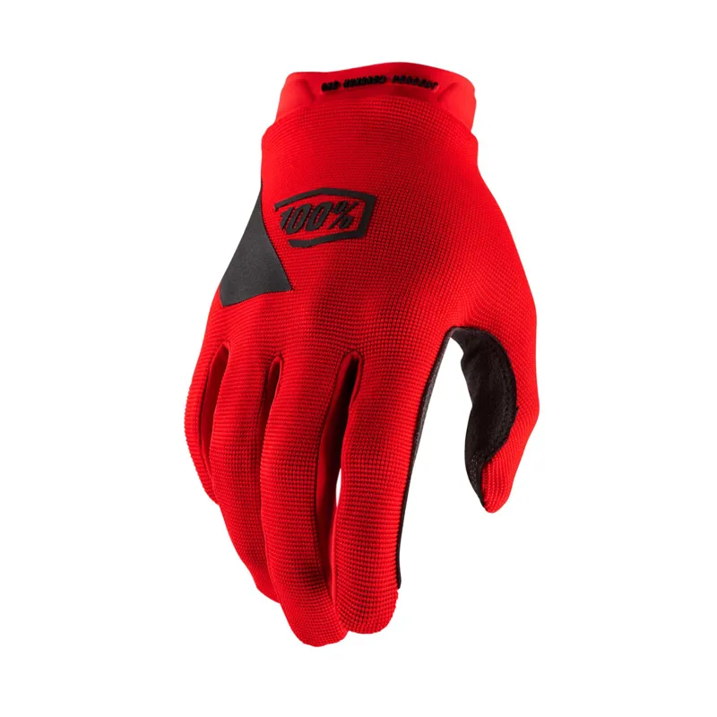 100 Percent Ridecamp Gloves - Red