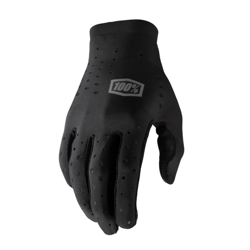 100 Percent Sling Bike MTB Lightweight Gloves - Black