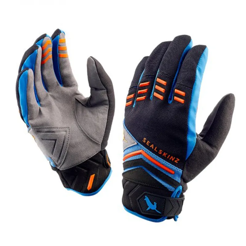 SealSkinz Dragon Eye Glove MTB - Black / Blue / Orange