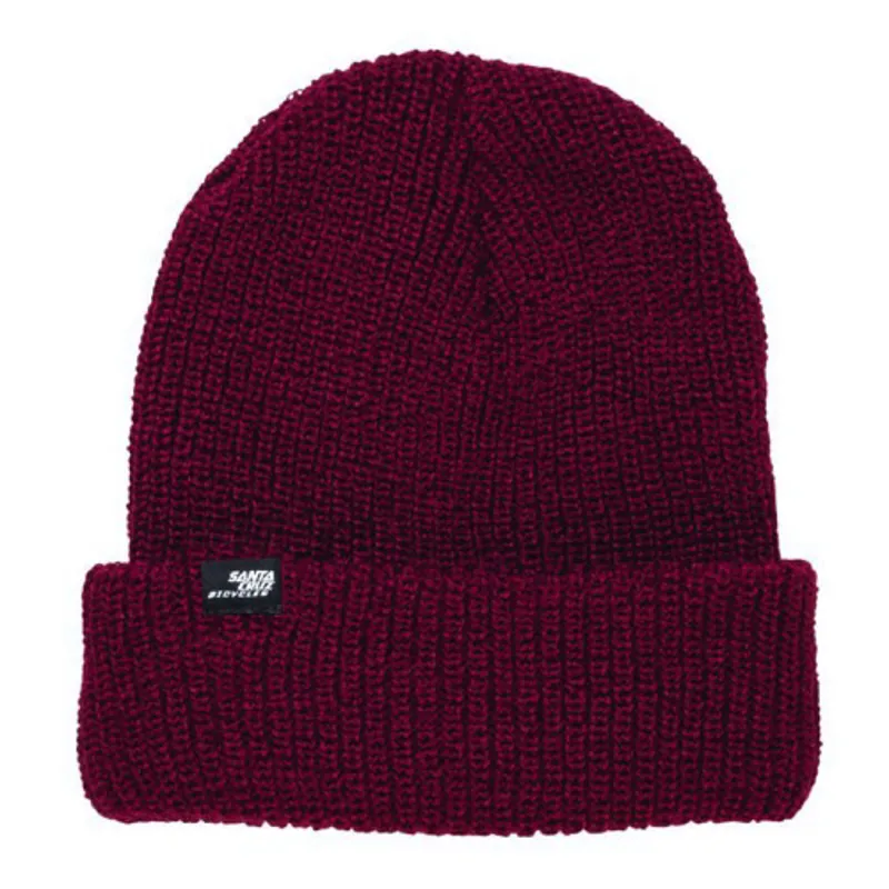 Santa Cruz Clothing - Port Strike Beanie - Burgundy