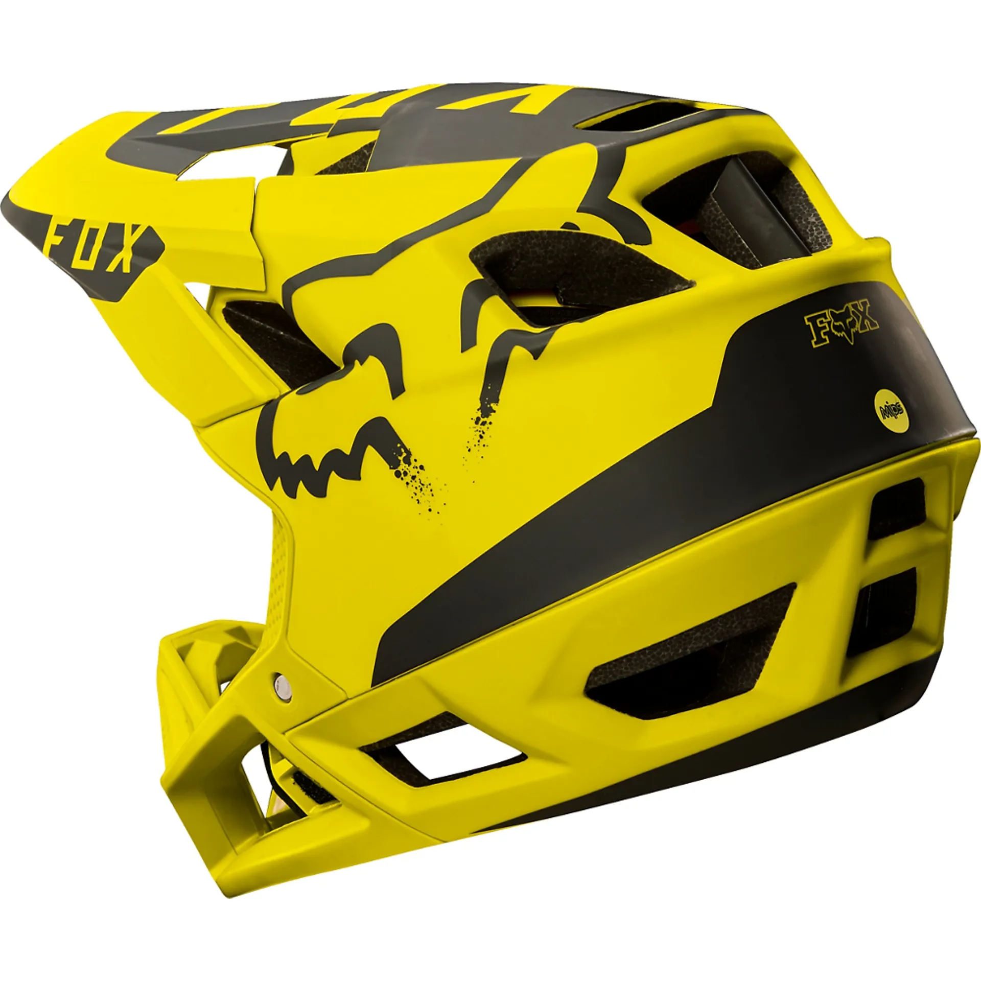 Fox Proframe Moth Helmet Dark Yellow Only One Remaining