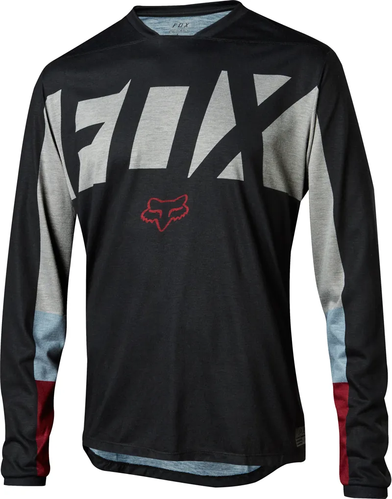 Fox Indicator Long Sleeve Drafter Jersey - Black