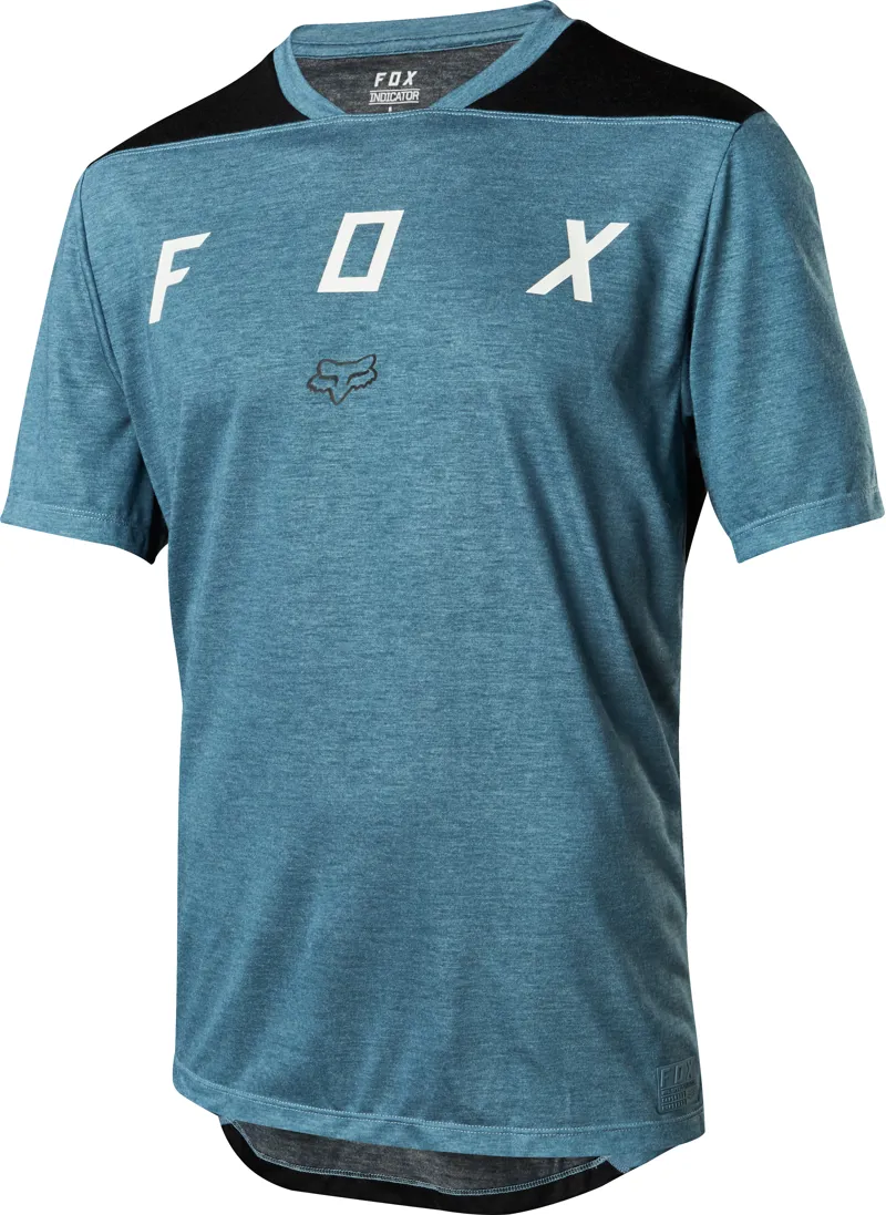 Fox Indicator Short Sleeve Camo Jersey - Slate Blue