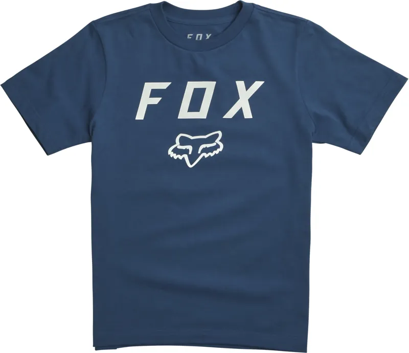 Fox Youth Legacy Moth Short Sleeve Tee - Dust Blue