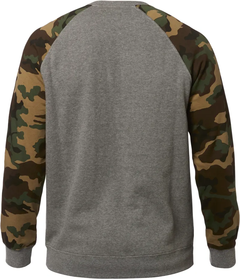 Fox Legacy Crew Fleece - Heather Graphite-2