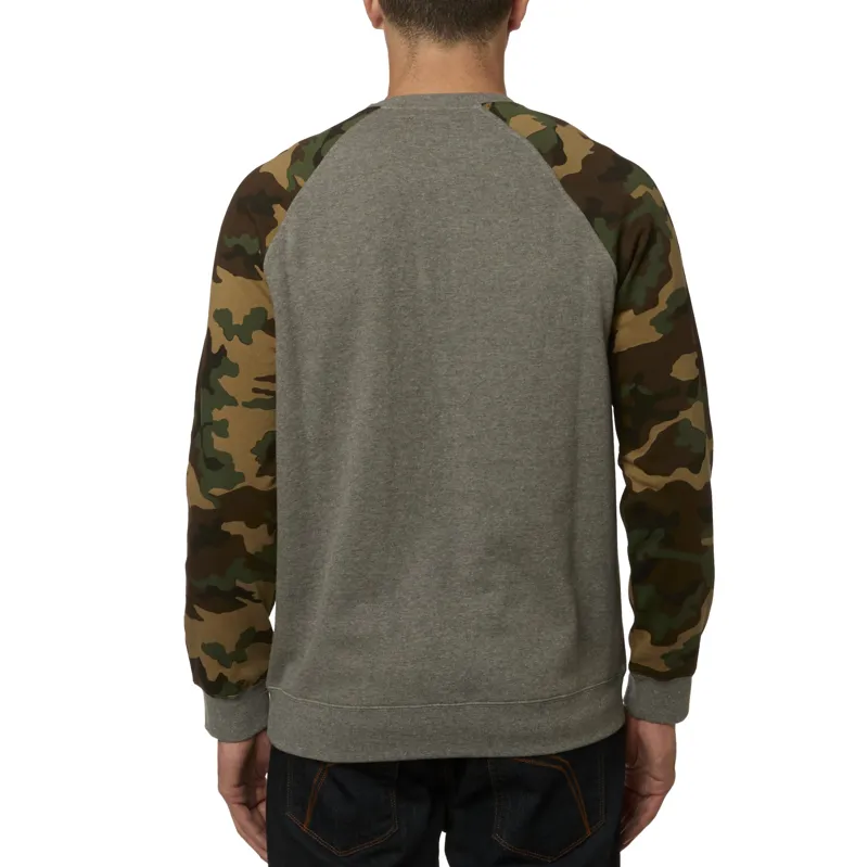 Fox Legacy Crew Fleece - Heather Graphite-3