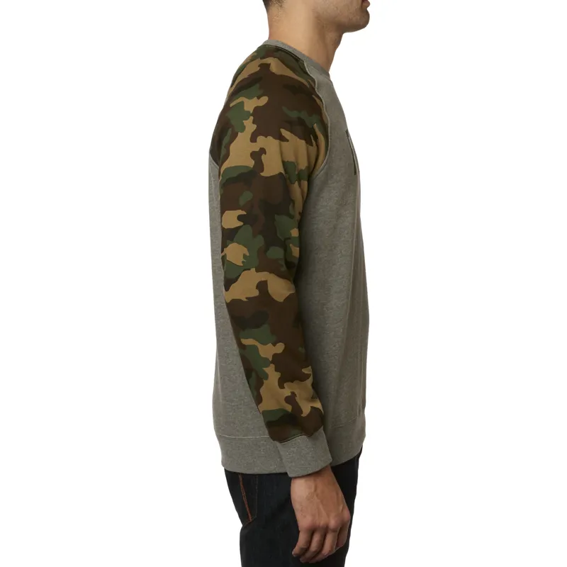 Fox Legacy Crew Fleece - Heather Graphite-5