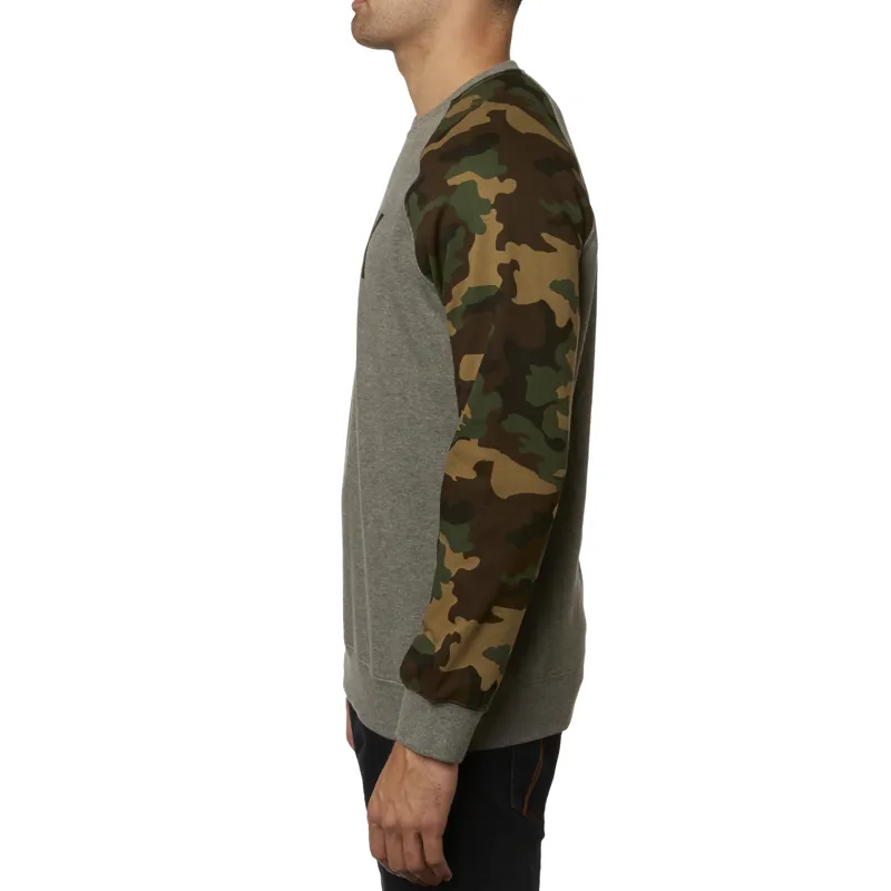 Fox Legacy Crew Fleece - Heather Graphite-4