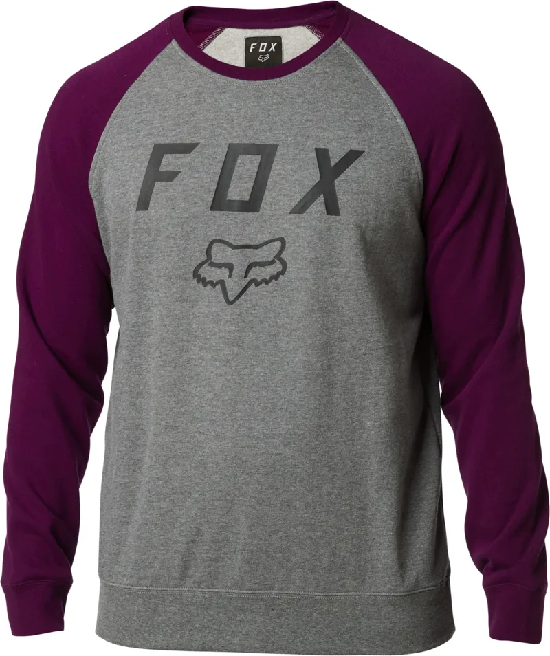Fox Legacy Crew Fleece - Dark Purple