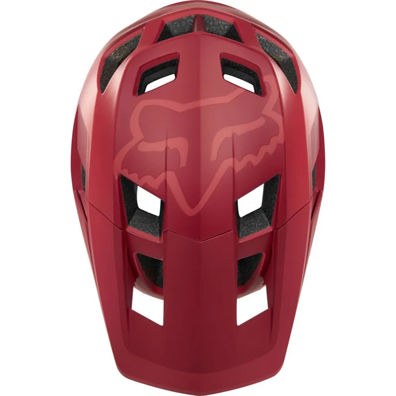 Fox Dropframe Helmet - Rio Red - Brand New-2