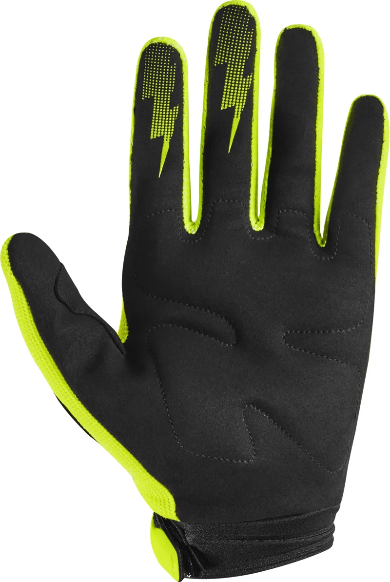 Fox Dirtpaw Glove - Flo Yellow - Most Popular-1