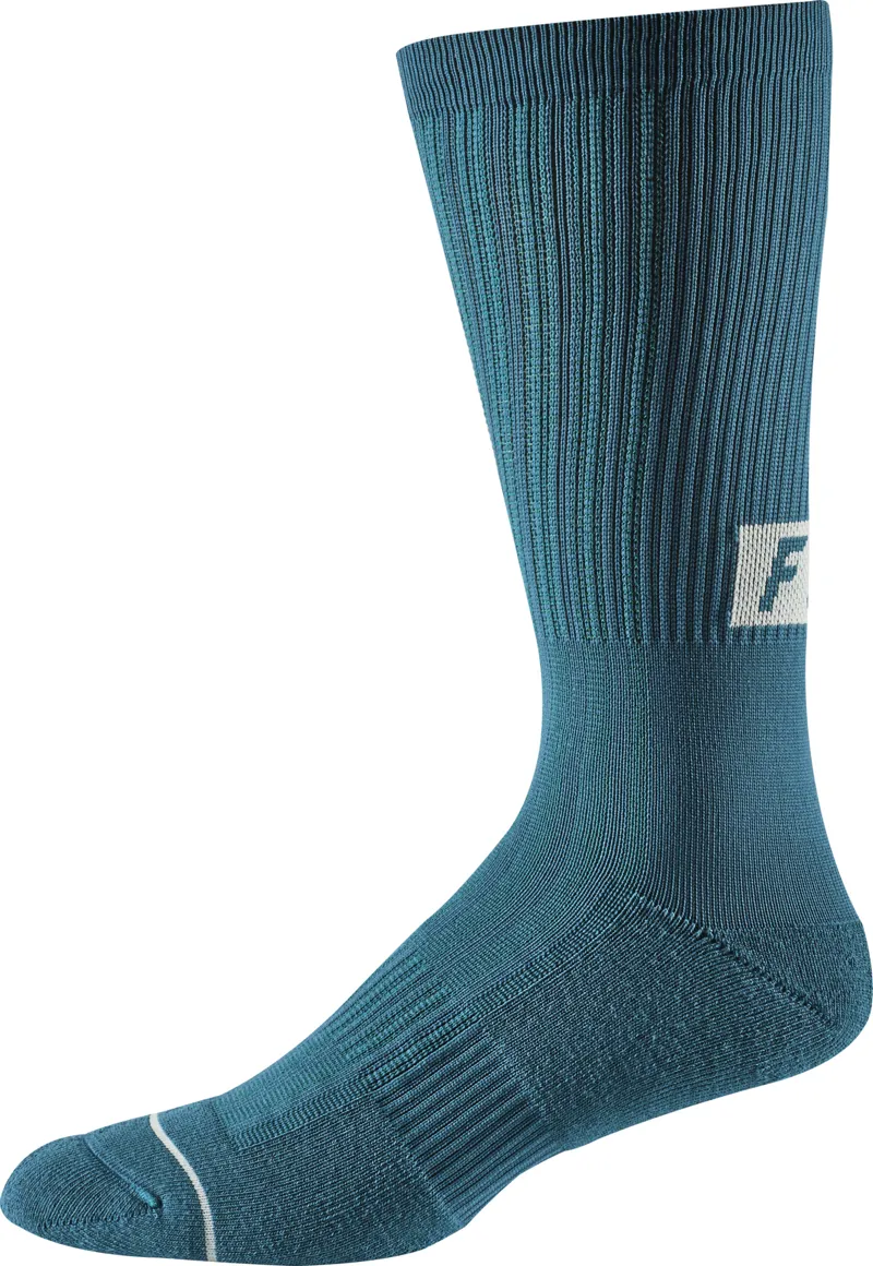 Fox 8 Trail Cushion Sock - Casual or Riding - Matte Blue