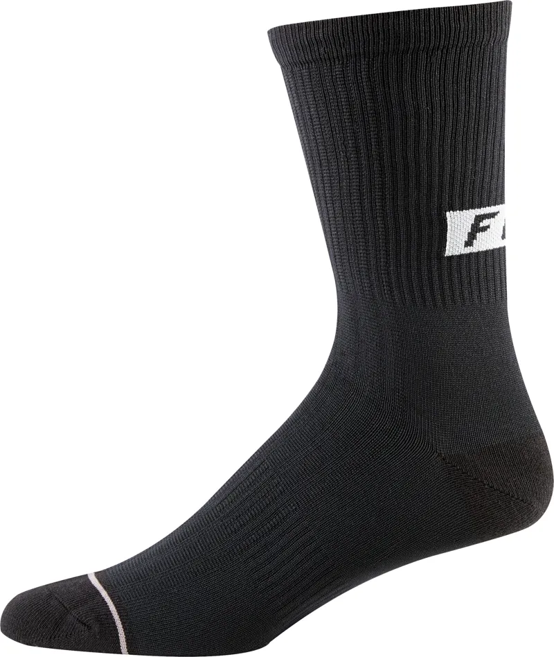 Fox 6 Trail Sock - Black - Casual or Riding
