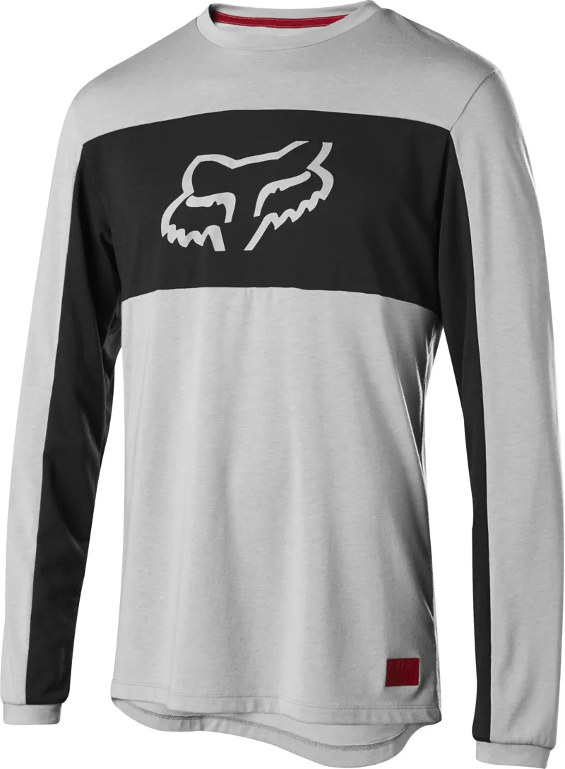 Fox Ranger DriRelease Foxhead Long Sleeve Jersey - Slate Grey