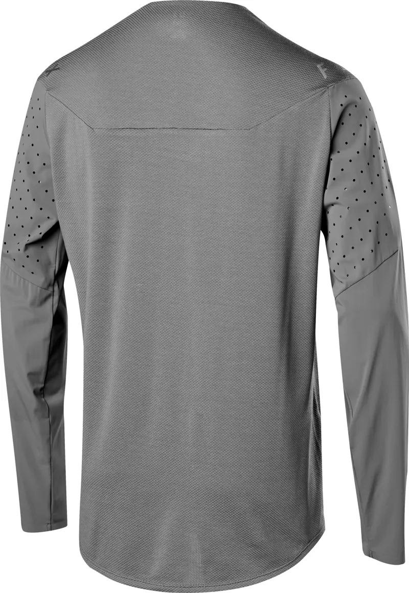 Fox Flexair Delta Long Sleeve Jersey - Grey Vin-1
