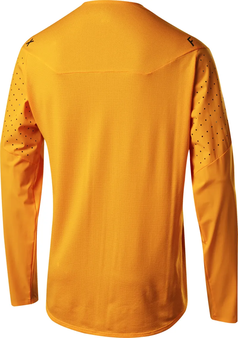 Fox Flexair Delta Long Sleeve Jersey - Atomic Orange-1