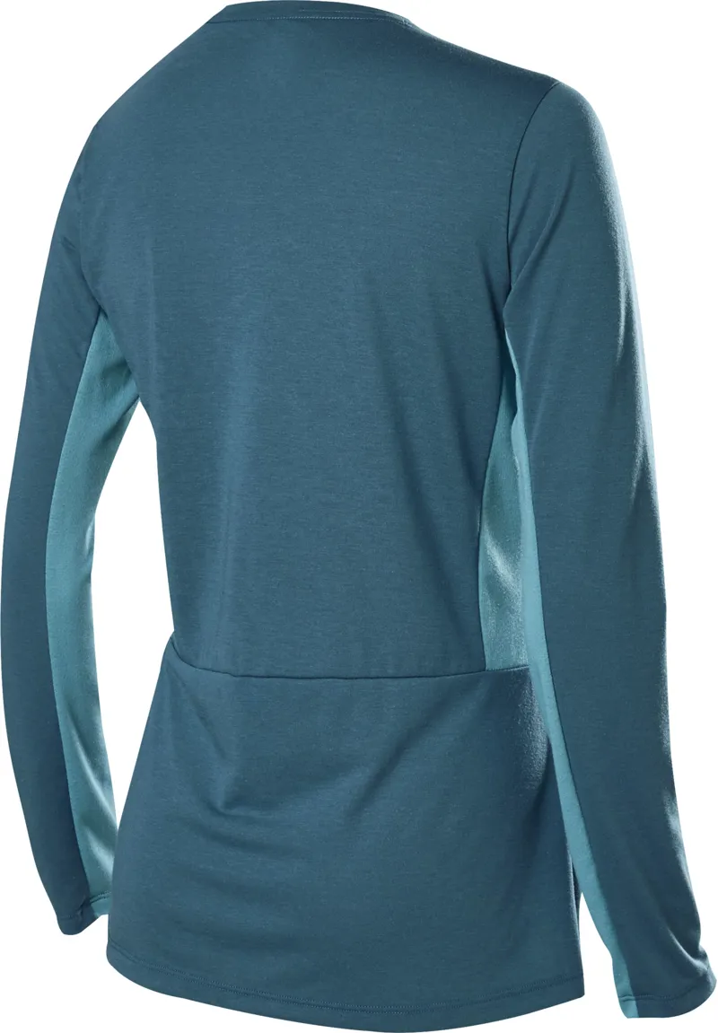 Fox Womens DriRelease Long Sleeve Jersey - Matte Blue-1