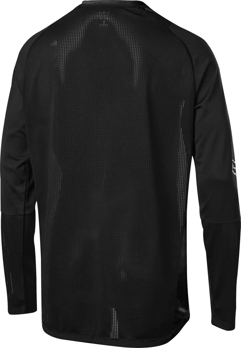 Fox Defend Long Sleeve Foxhead Jersey - Black-1