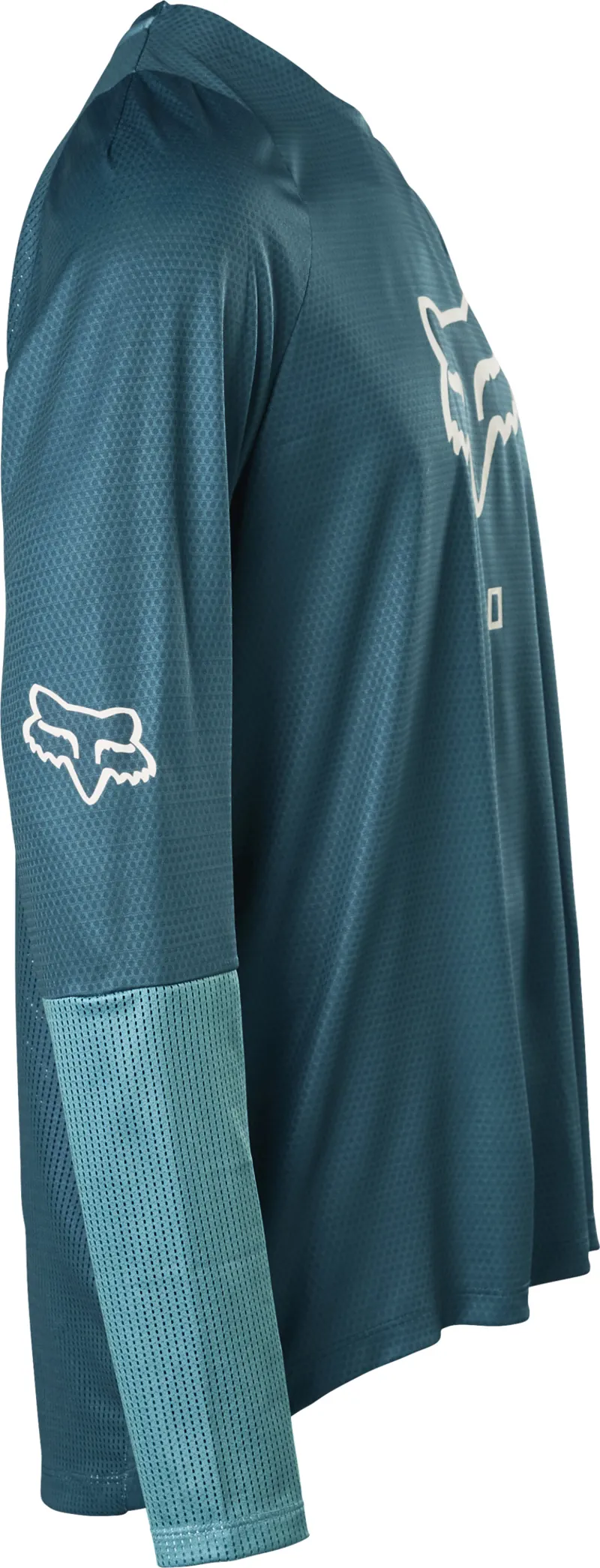 Fox Defend Long Sleeve Foxhead Jersey - Matte Blue-2