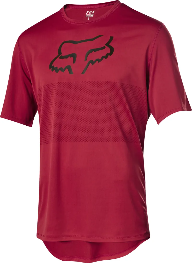 Fox Ranger Short Sleeve Foxhead Jersey - Cardinal Red