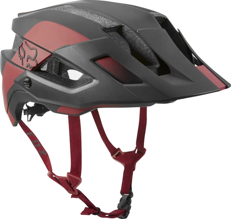 Fox Flux MIPS Enduro Helmet Conduit - Cardinal Red-6