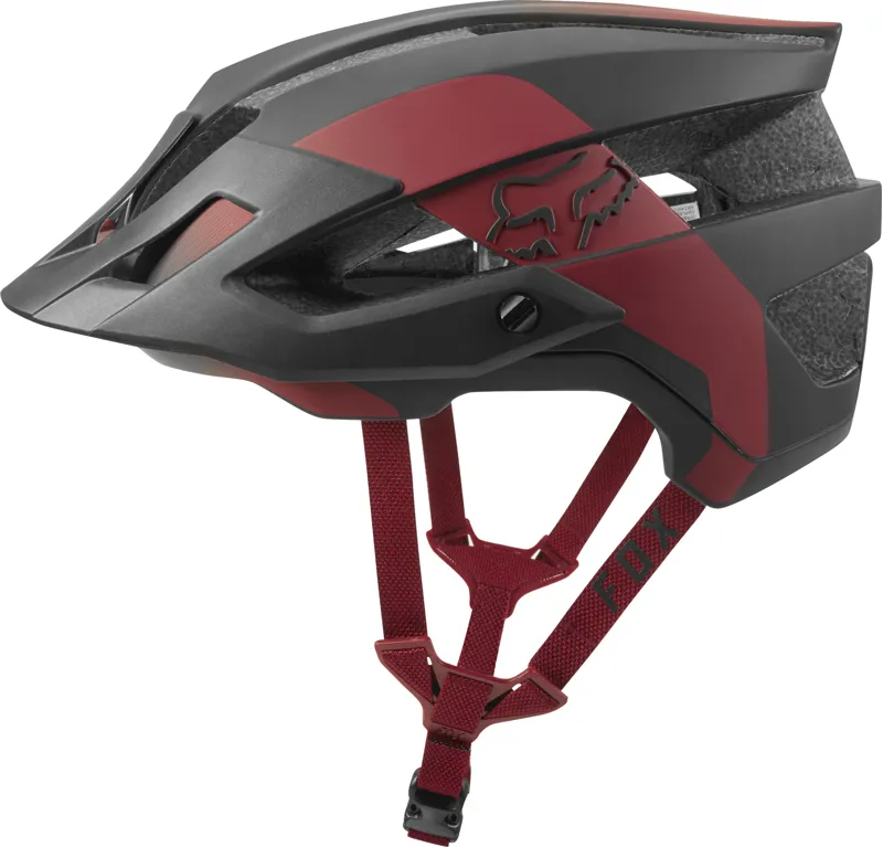 Fox Flux MIPS Enduro Helmet Conduit - Cardinal Red-3