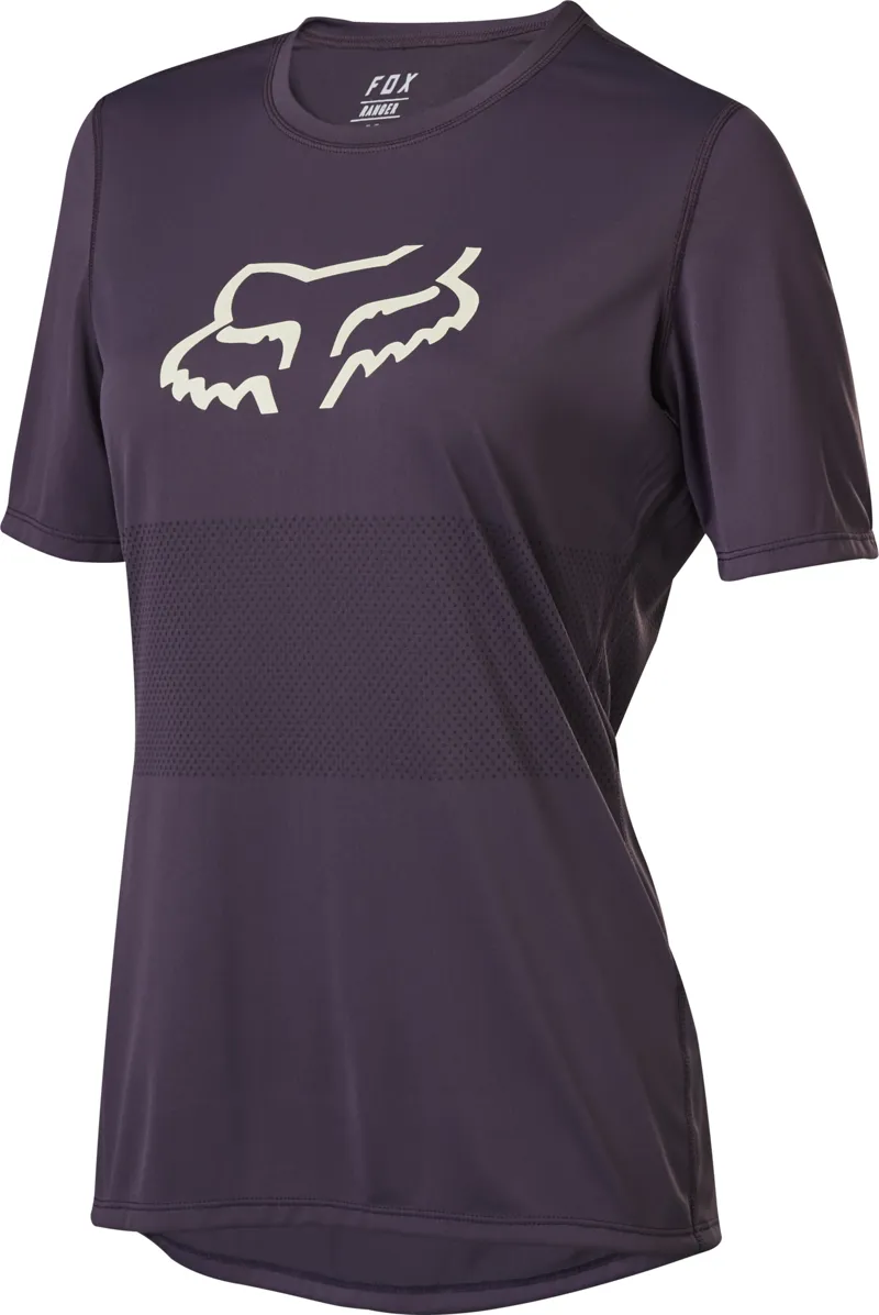 Fox Womens Ranger Short Sleeve Jersey - Dark Purple