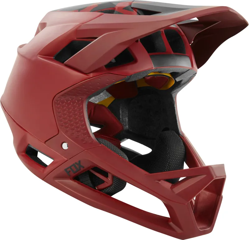 Fox Proframe Full Face Enduro Helmet - Cardinal Red-6