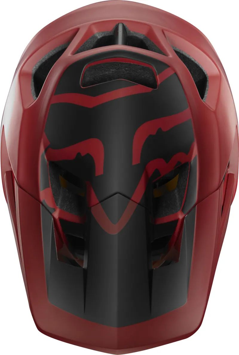 Fox Proframe Full Face Enduro Helmet - Cardinal Red-4