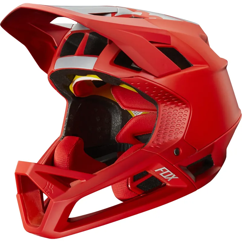 Fox Proframe Wide Open Helmet - Bright Red - Limited Edition