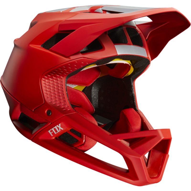 Fox Proframe Wide Open Helmet - Bright Red - Limited Edition-3