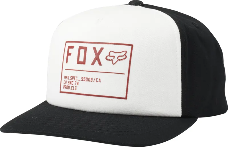 Fox Non Stop Snapback Hat - Black / White