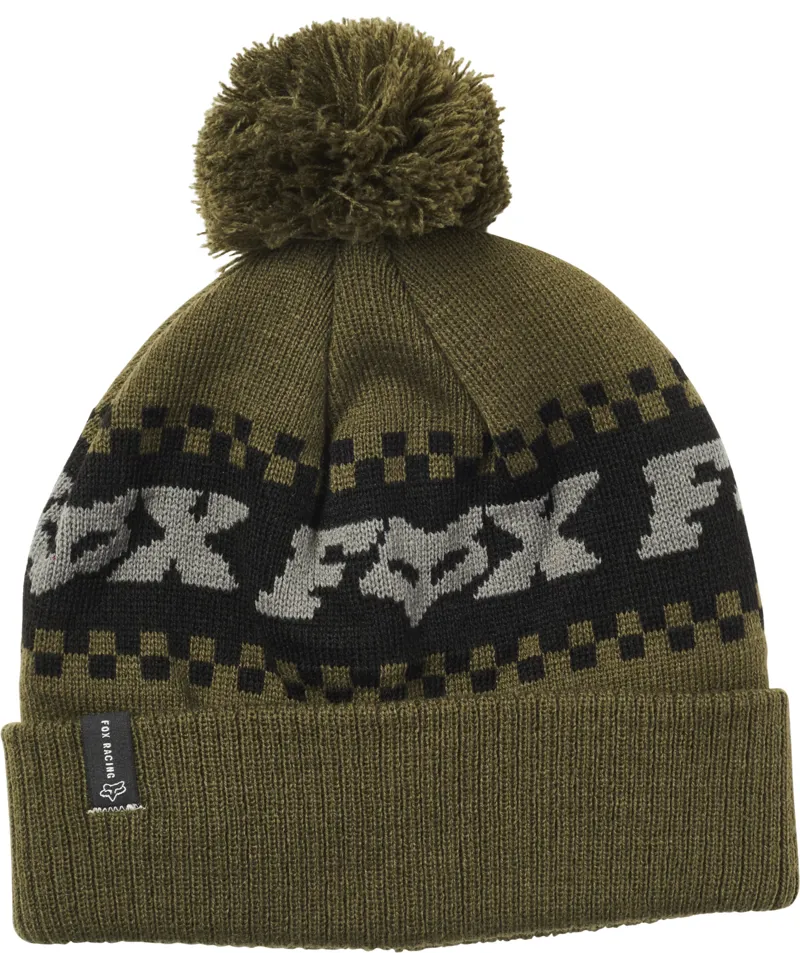 Fox Overkill Beanie - Olive Green