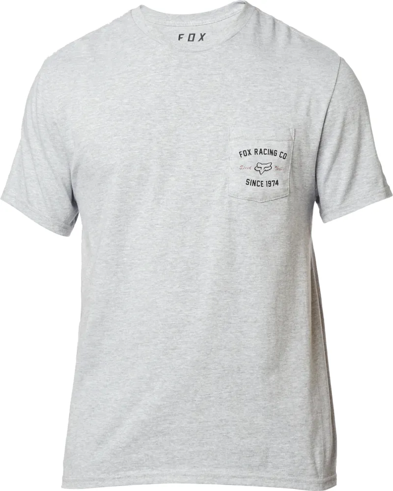 Fox Speed Thrills Pocket Short Sleeve Tee - Ligh