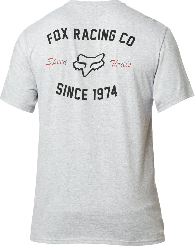 Fox Speed Thrills Pocket Short Sleeve Tee - Ligh-1