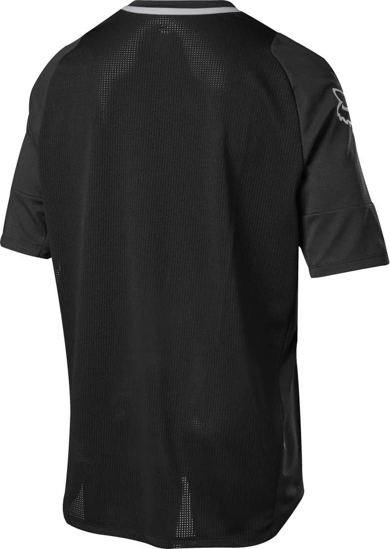 Fox Defend Short Sleeve Fine Line Jersey - Black-1