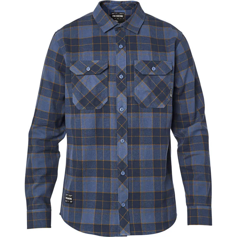 Fox Traildust 2.0 Flannel - Blue/Gold