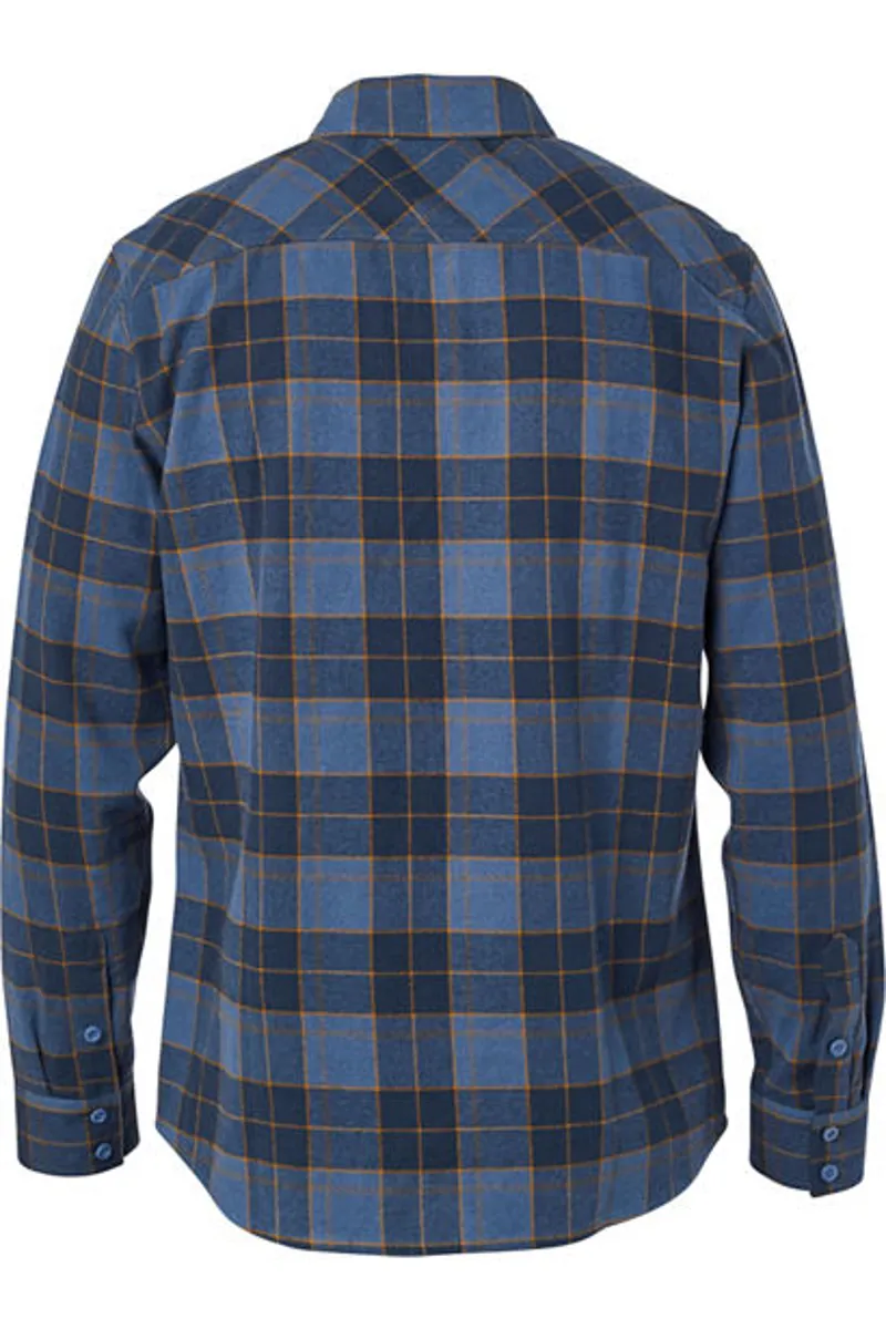 Fox Traildust 2.0 Flannel - Blue/Gold-1