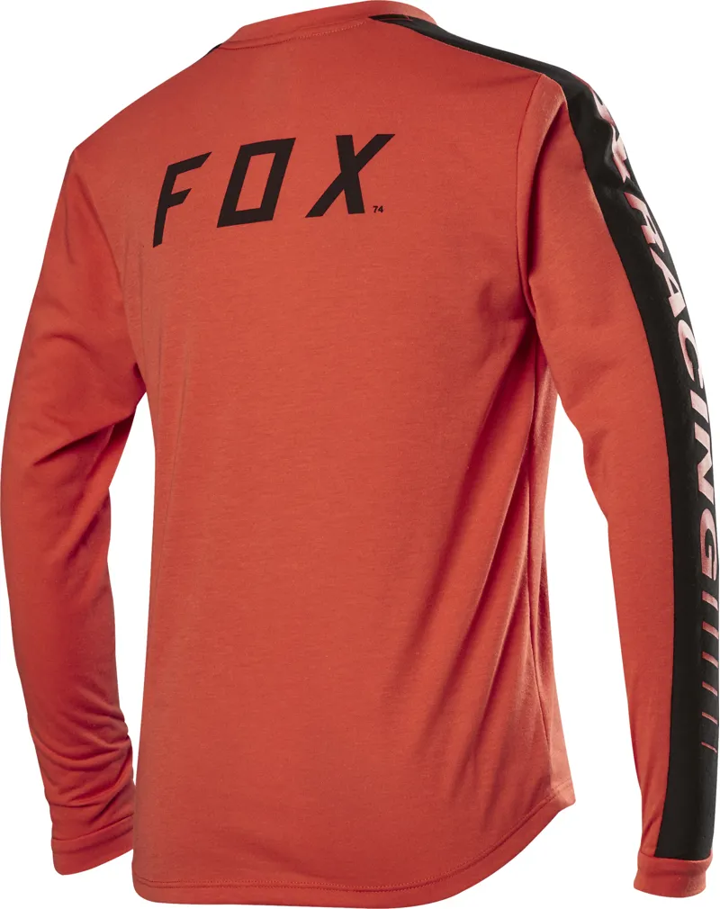 Fox Youth Ranger DriRelease Long Sleeve Jersey - Orange Crush-1