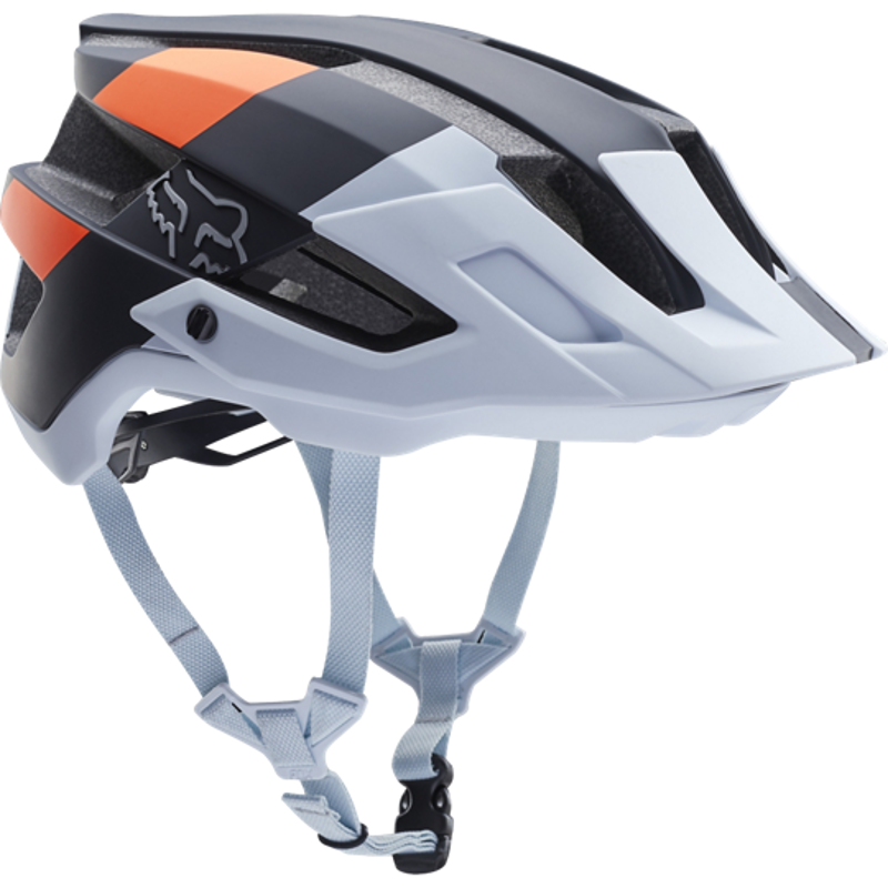 Fox Flux Gothik Helmet - Black / White / Orange - Limited Edition-2