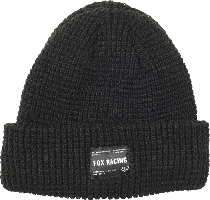 Fox Reformed Beanie - Black