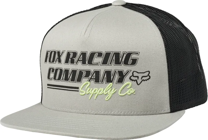 Fox Pit Stop Snapback Hat - Grey