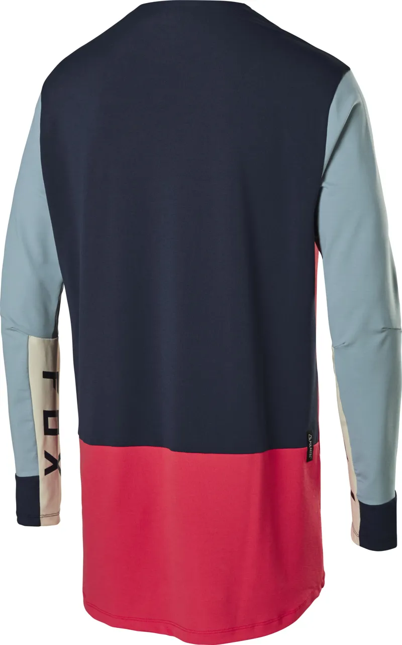 Fox Defend Delta Long Sleeve Jersey - Bright Red-1